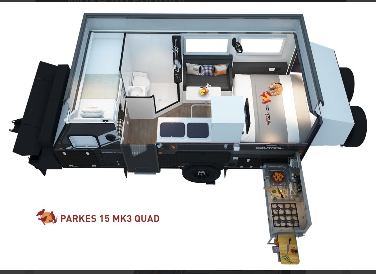 2023 Ezytrail Parkes 15 Mk3 Quad Hybrid Pop Top For Sale At $58,000 In ...