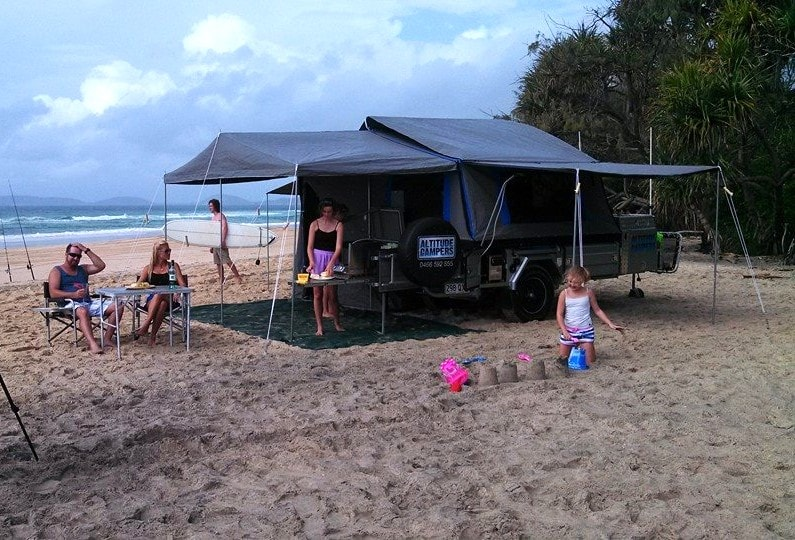 Altitude Camper on a beach