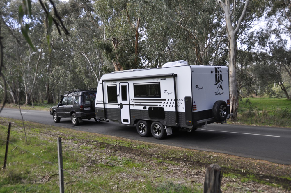 dual axle caravan