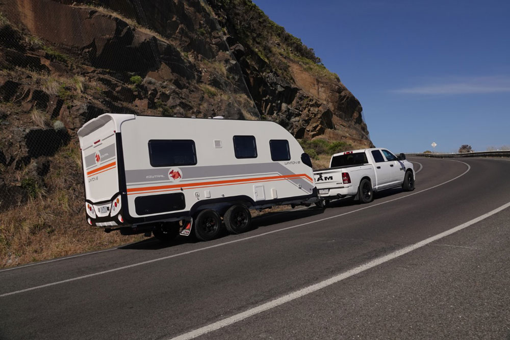 Towing mirrors are essential on your towing vehicle as are maximum weights